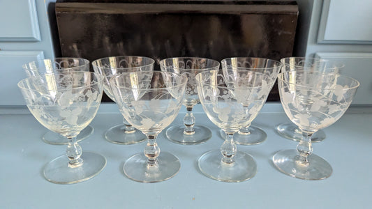 Riihimäen Lasi Savoy Liköörilasi (9kpl, 8cl, 1946-1967)