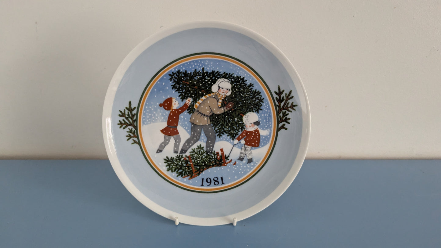 Apilanlehti / Fyrklövern - 1981 Joululautanen (Kaj Beckman)