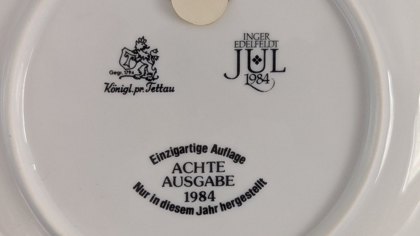 Apilanlehti / Fyrklövern - 1984 Joululautanen (Inger Edelfeldt)