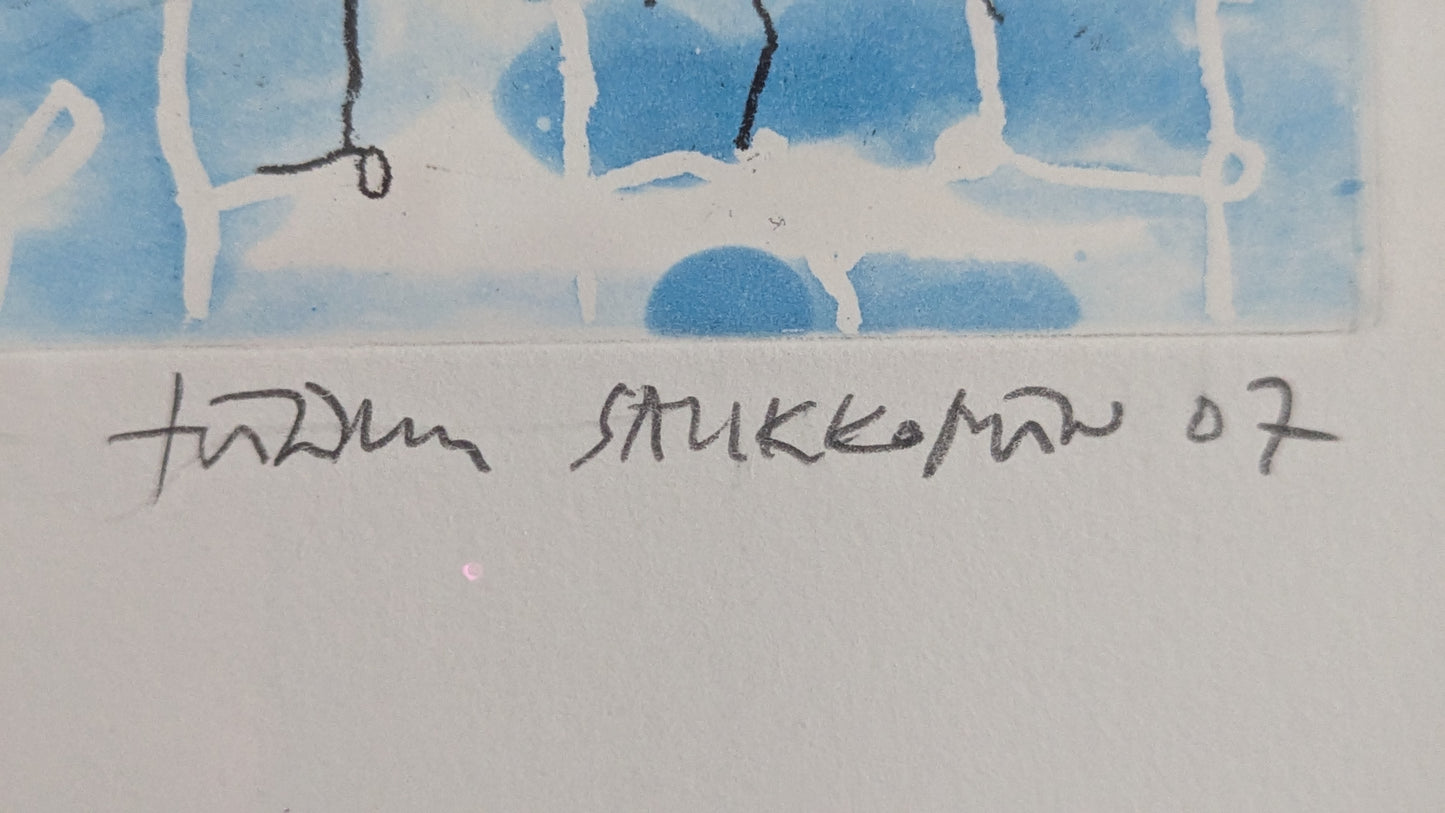 Teemu Saukkonen - Kaikki Pelissä (Signeerattu Grafiikka 2007)