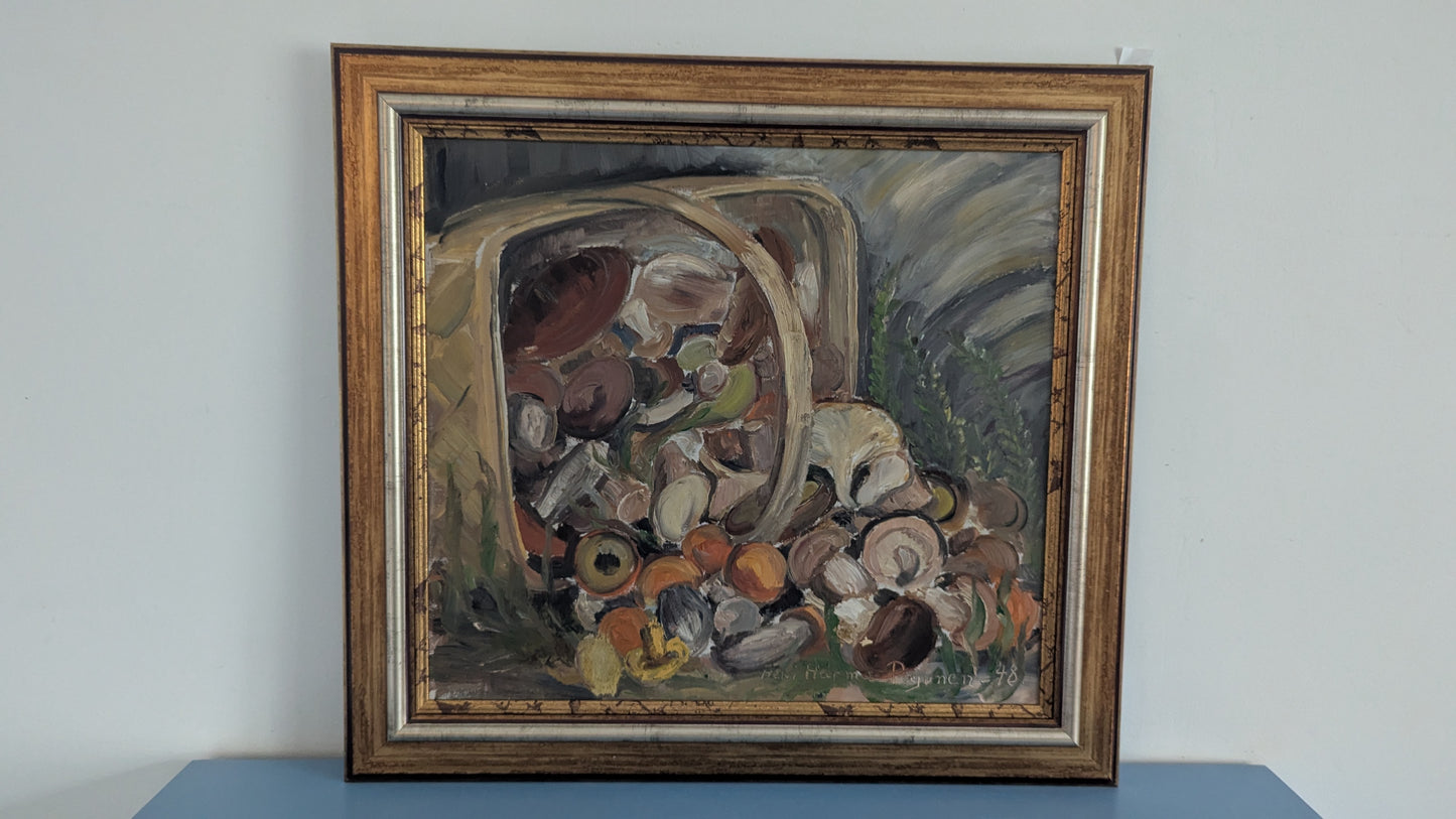 Helvi Harma-Pajunen - Signeerattu Öljyvärimaalaus (1948)