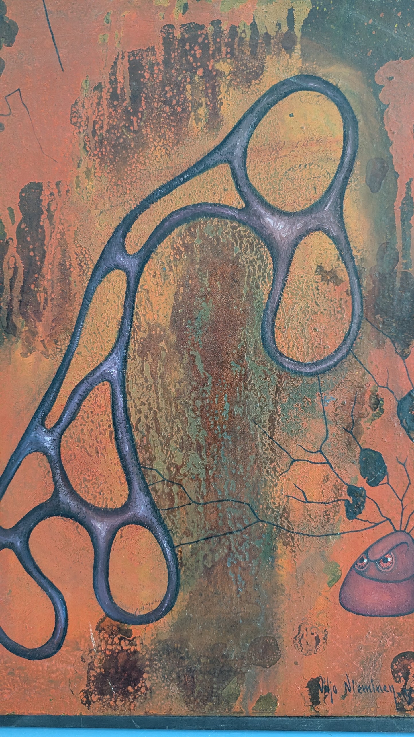 Viljo Nieminen - Signeerattu Öljyvärimaalaus (1959)