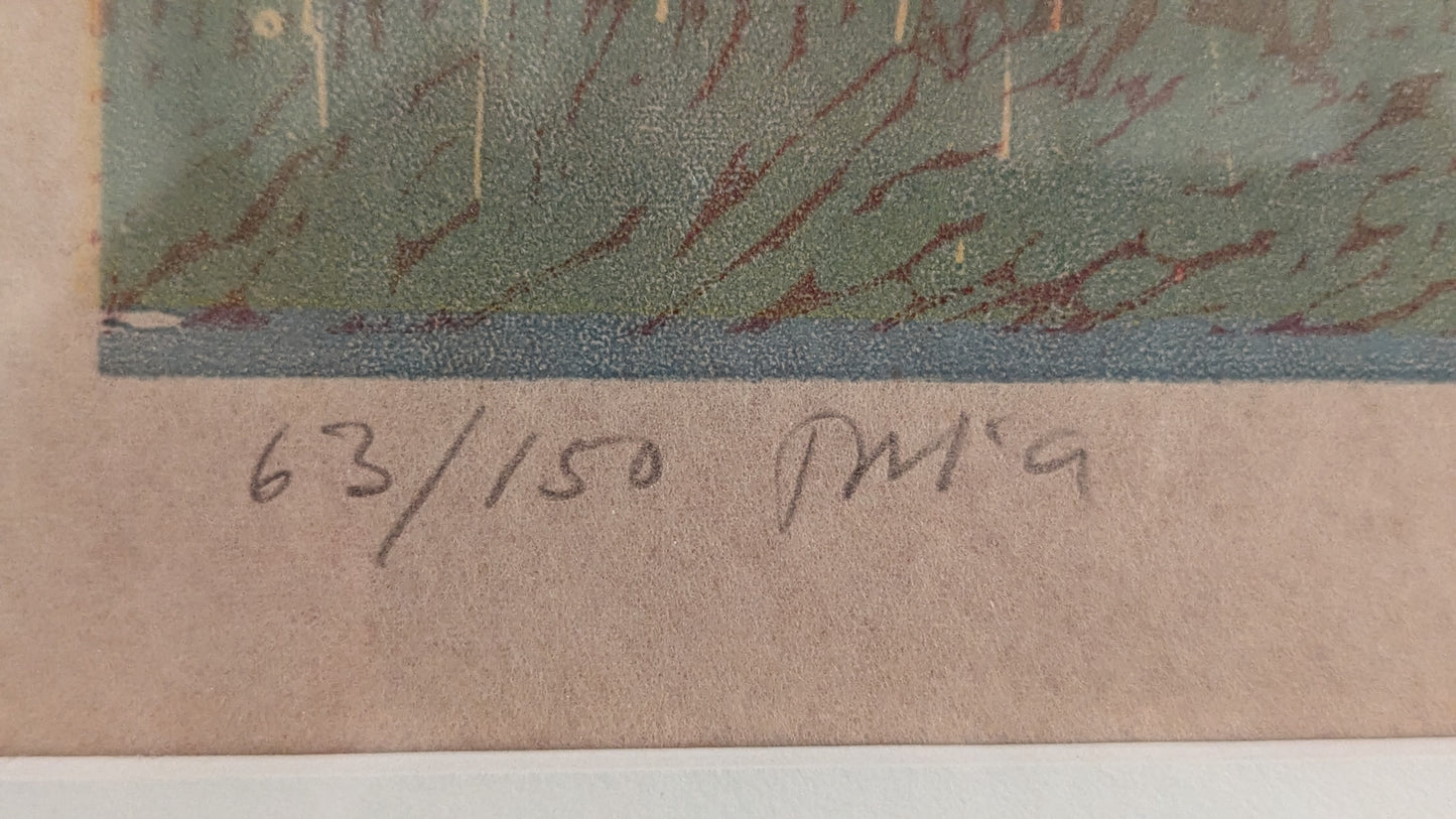 Veikko Lehtovaara - Signeerattu väripuupiirros (1977)