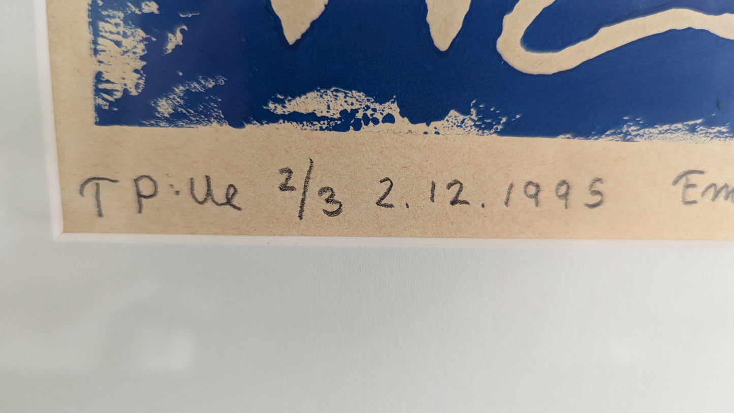 Emmi Wendelin - 2.12.1995 (Signeerattu Linografia 1981)