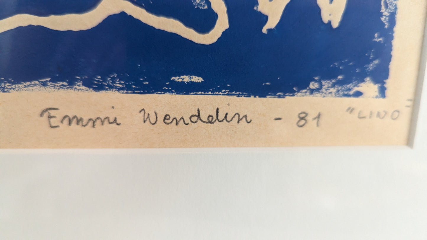 Emmi Wendelin - 2.12.1995 (Signeerattu Linografia 1981)