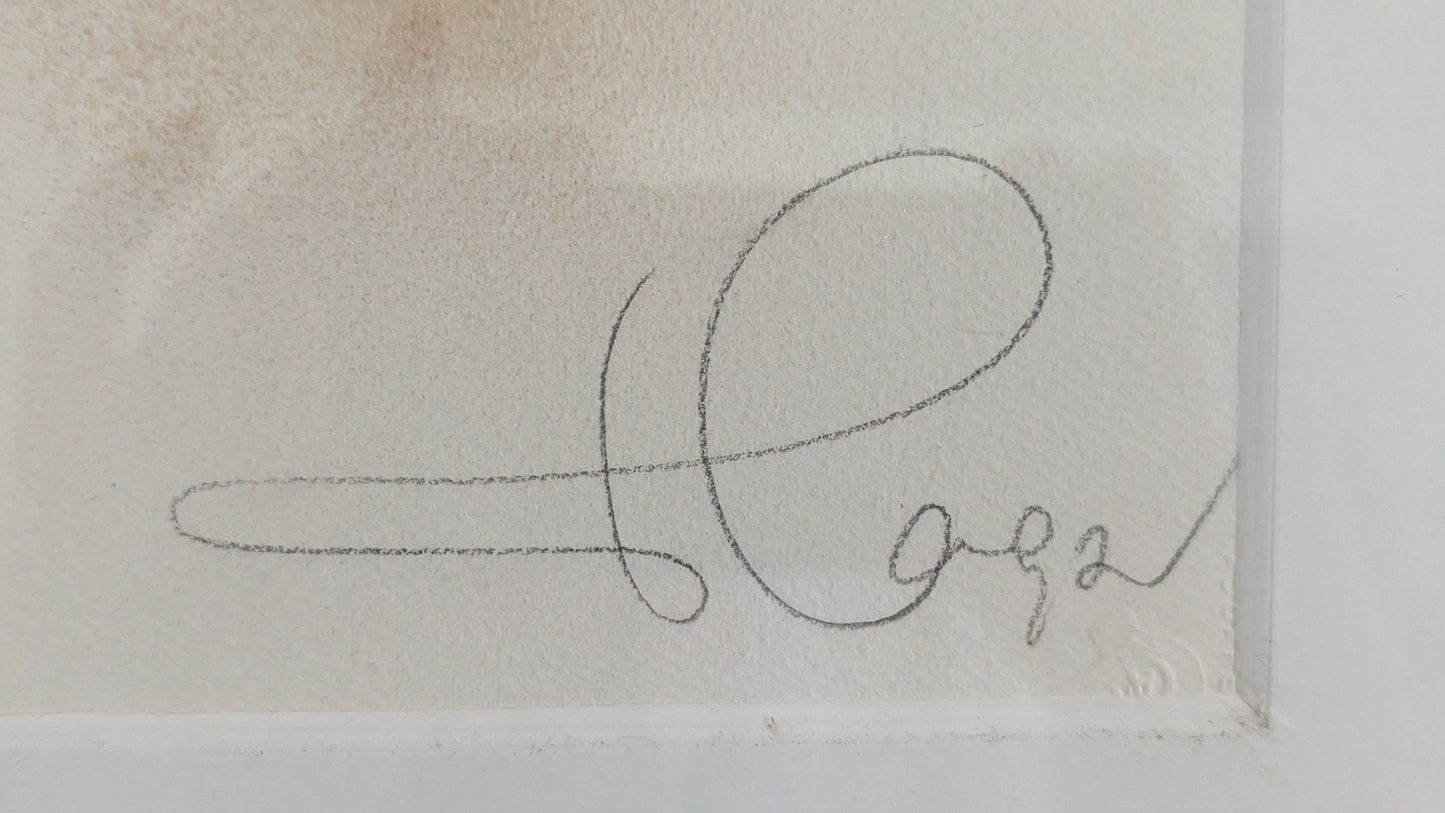 Signeerattu Kynäruisku Maalaus