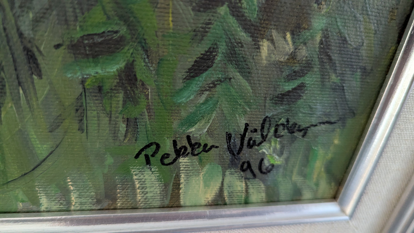 Pekka - Signeerattu Öljyvärimaalaus (1996)