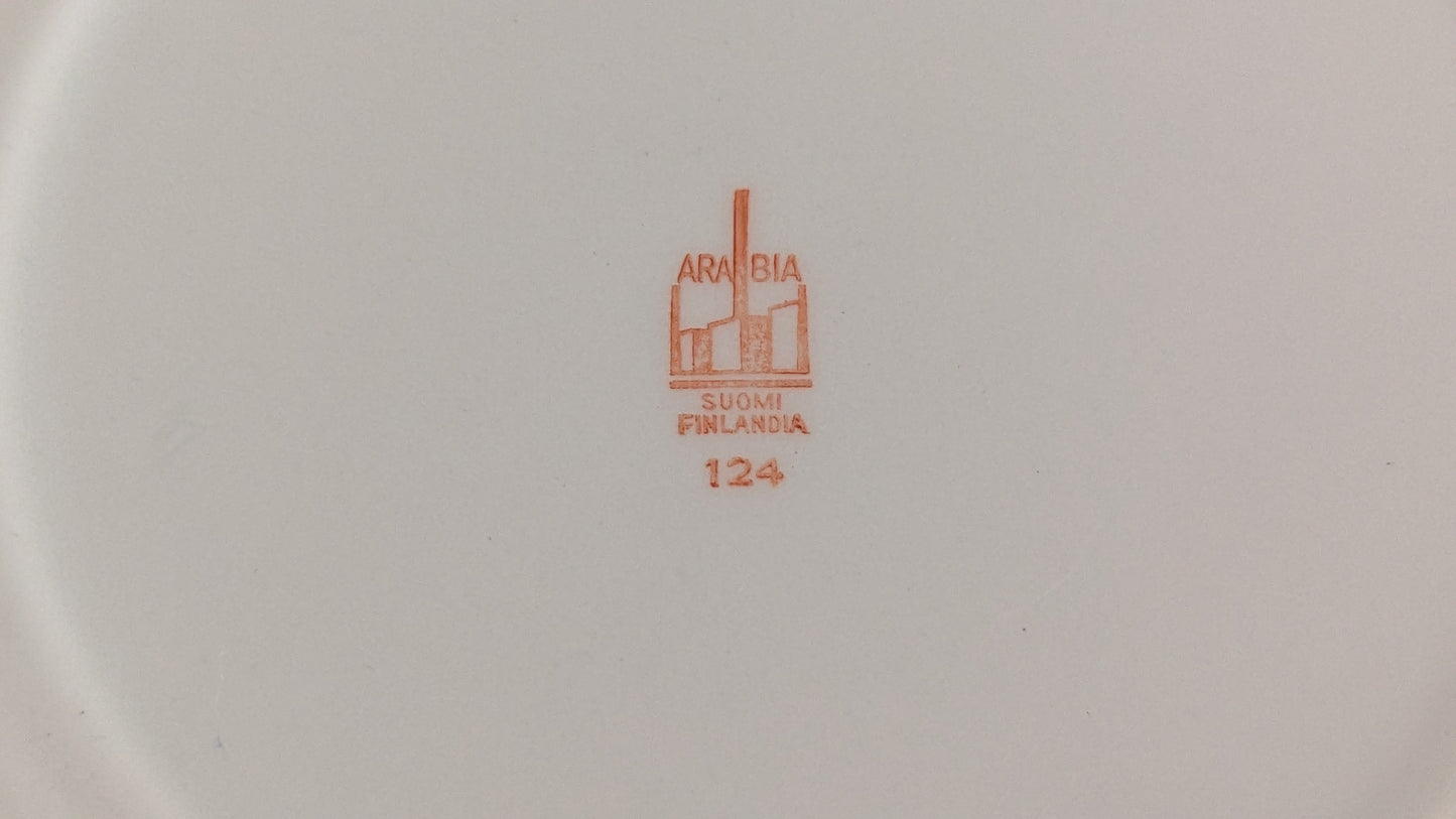 Arabia 4010 Leivoslautanen / Leipälautanen (6kpl, 1938-1944, Reinhard Richter)