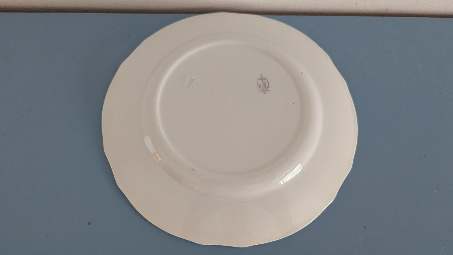 Arabia 4010 Salaattilautanen / Leipälautanen (6kpl, 1938-1944, Reinhard Richter)