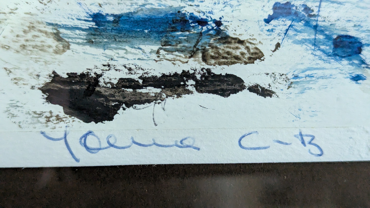 Johanna Cedercreutz - Signeerattu Akvarellimaalaus