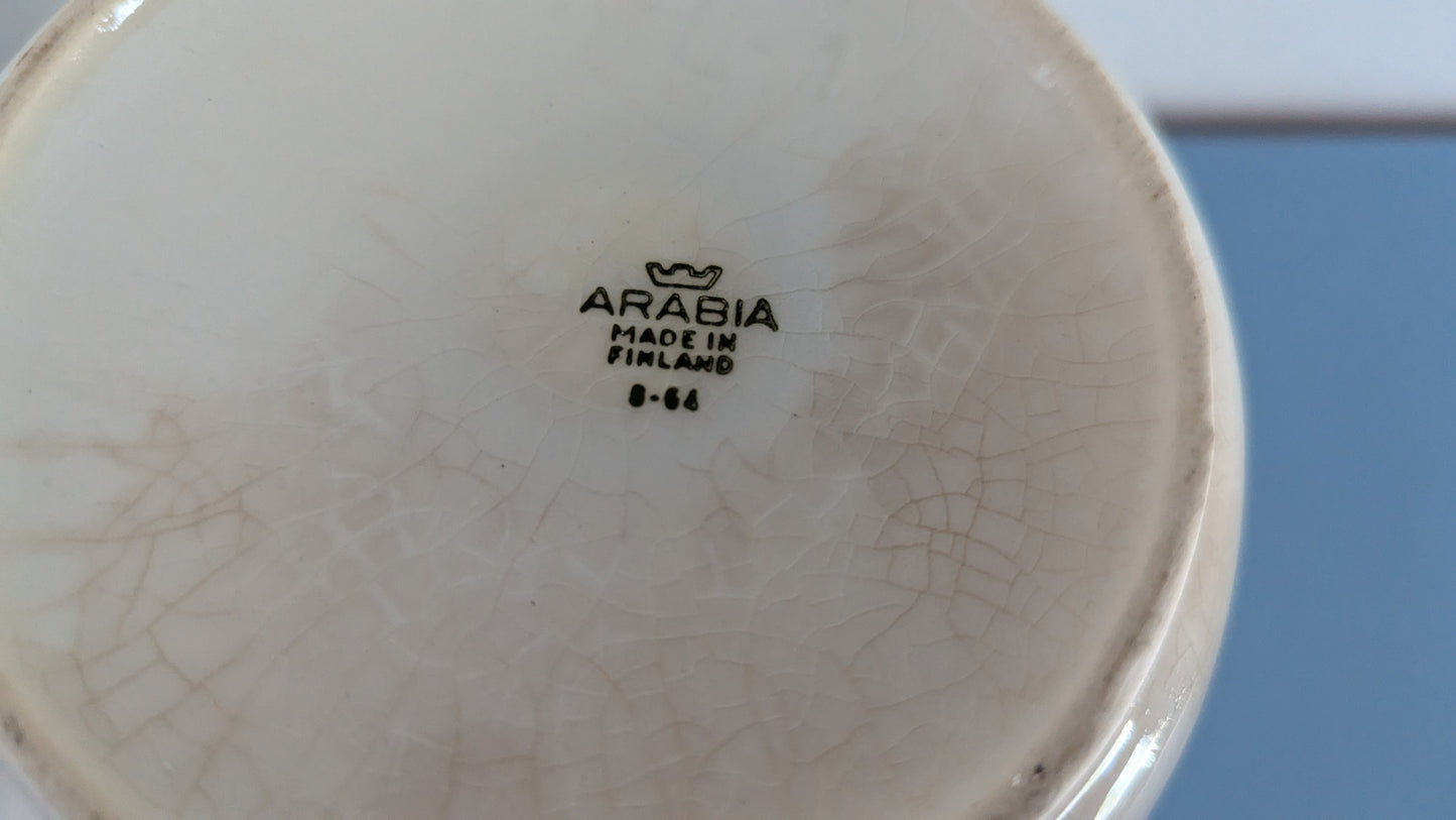 Arabia KL-mallin Kultaraita Maitokannu / Kannu / Kaadin
