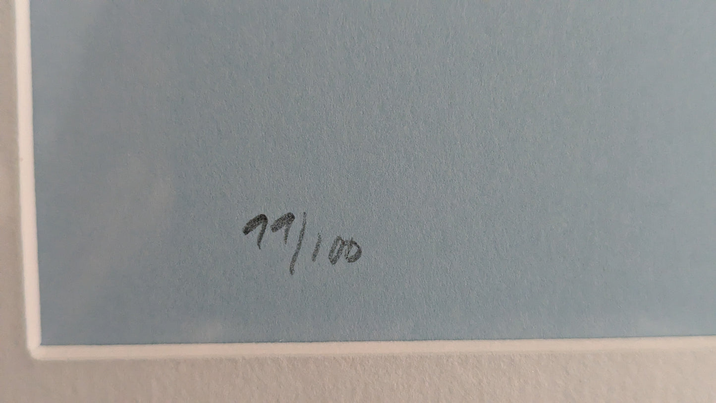 Raimo Huittinen - Porin Mieslaulun Talo (Signeerattu Grafiikka 1990)