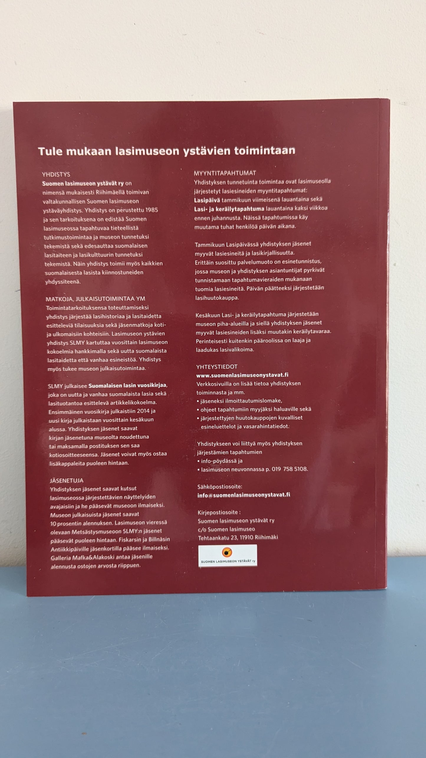 Suomalaisen Lasin Vuosikirja 2018