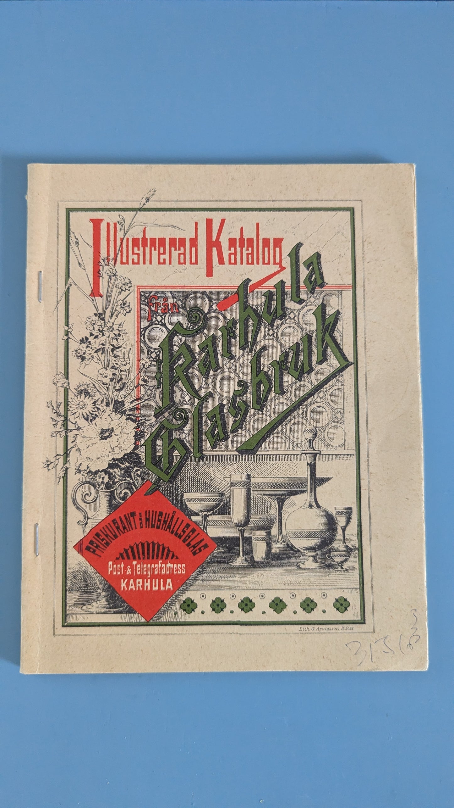 Karhulan Lasitehtaan Kuvasto Vuodelta 1891 (Näköispainos)