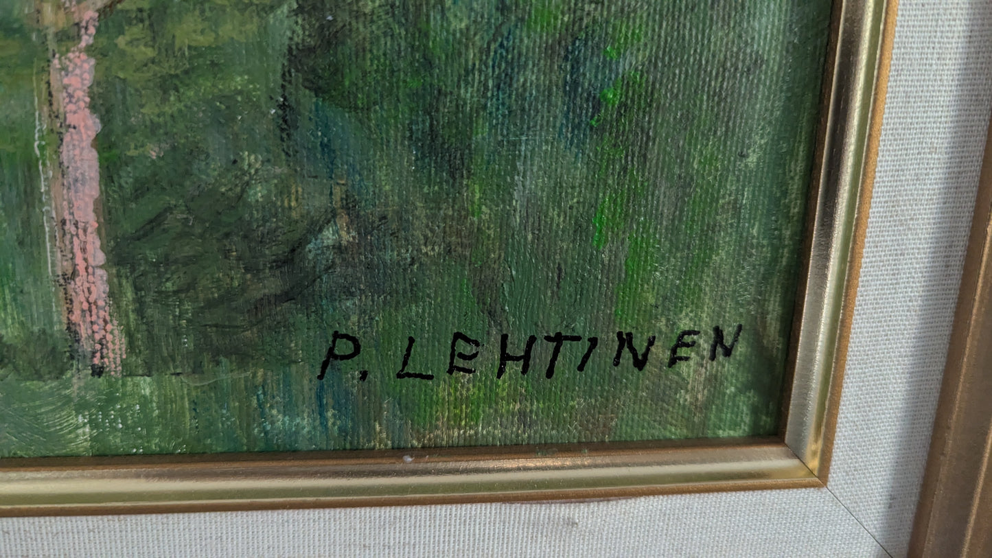P. Lehtinen - Pallastunturi (Signeerattu Öljyvärimaalaus)