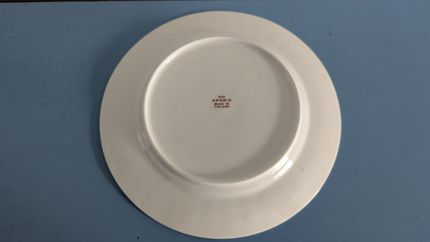 Arabia Roksana Leivoslautanen / Leipälautanen (6kpl, 1964-1971, Raija Uosikkinen)