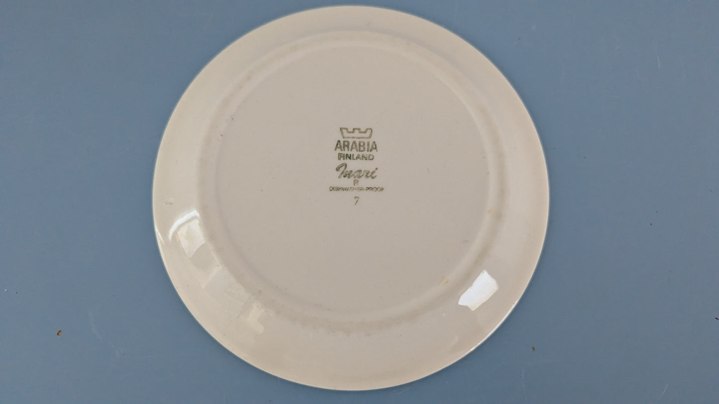 Arabia Inari Leivoslautanen / Leipälautanen (11kpl, 1978-1992, Göran Bäck)