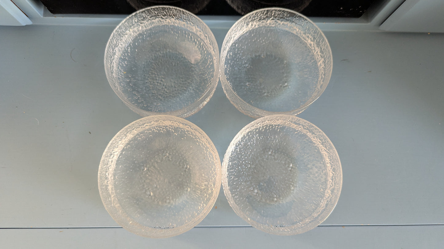 Iittala Paadar Annoskulho (4kpl, 1970-1976, Tapio Wirkkala, Alk. Paketissa)