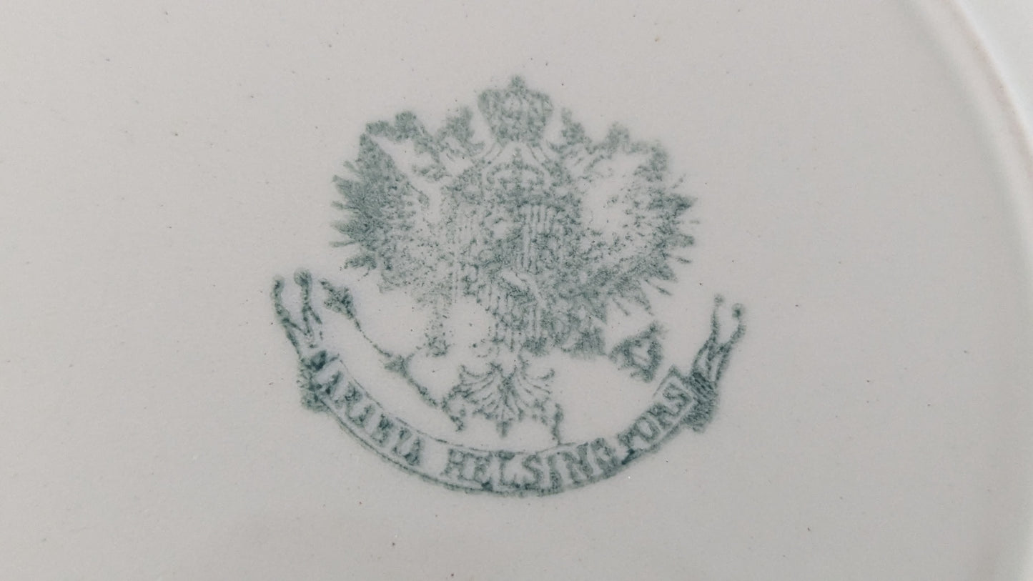 Arabia n. 150v Vanha Keittolautanen (1878-1899, Värillinen Suomen Vaakunaleima)
