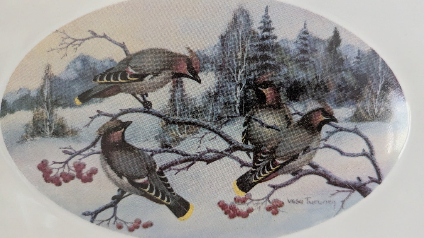 Kermansavi - Tilhiä Pihlajassa Teeri Seinälaatta (Vesa Turunen)