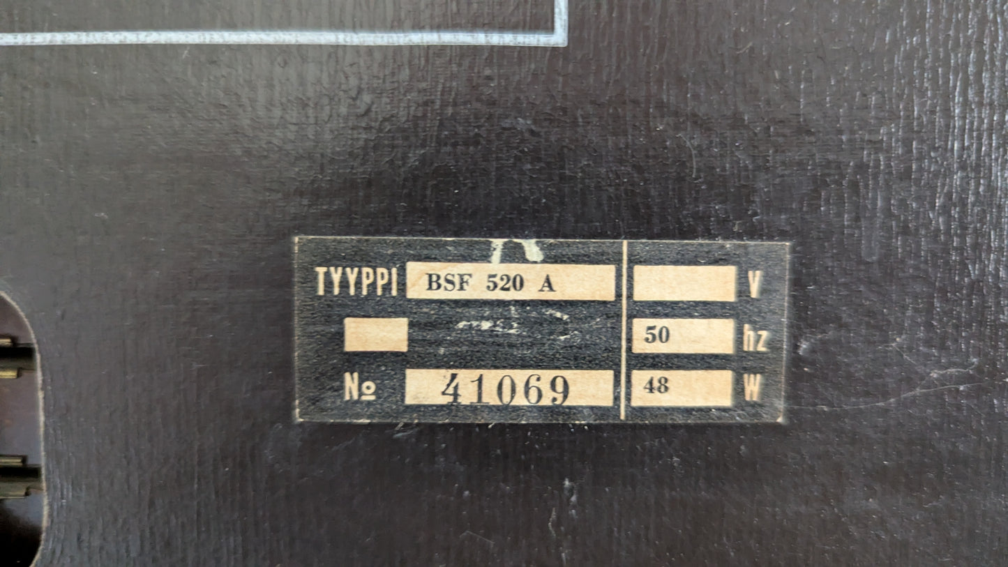 Philips BSF 520 A Putkiradio (1952)