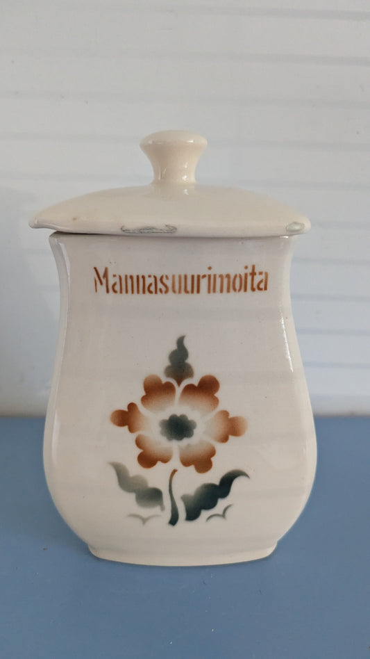 Arabia EG-Mallin Mannasuurimo Keittiöpurkki / Purkki