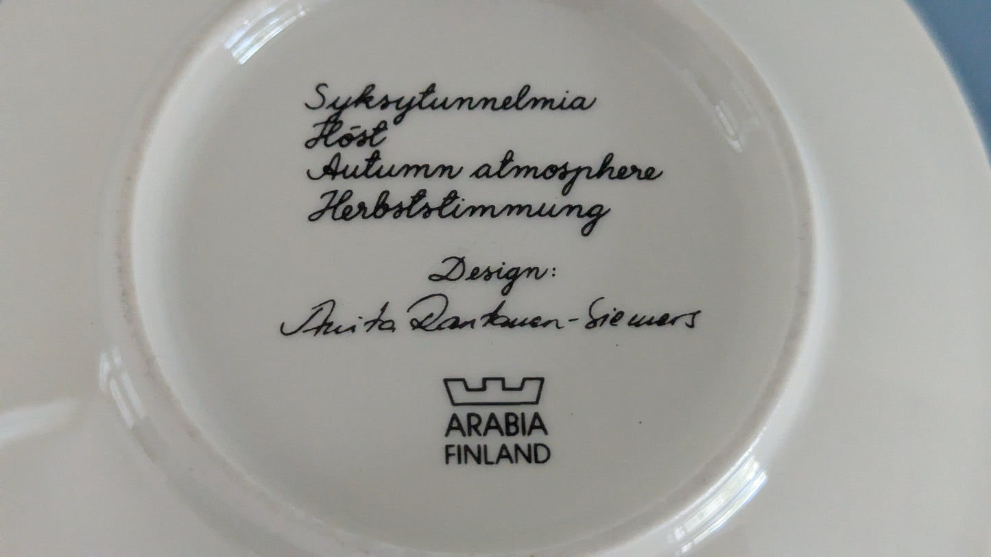 Arabia Syksytunnelmia Seinälautanen (Anita Rantanen-Siewers)