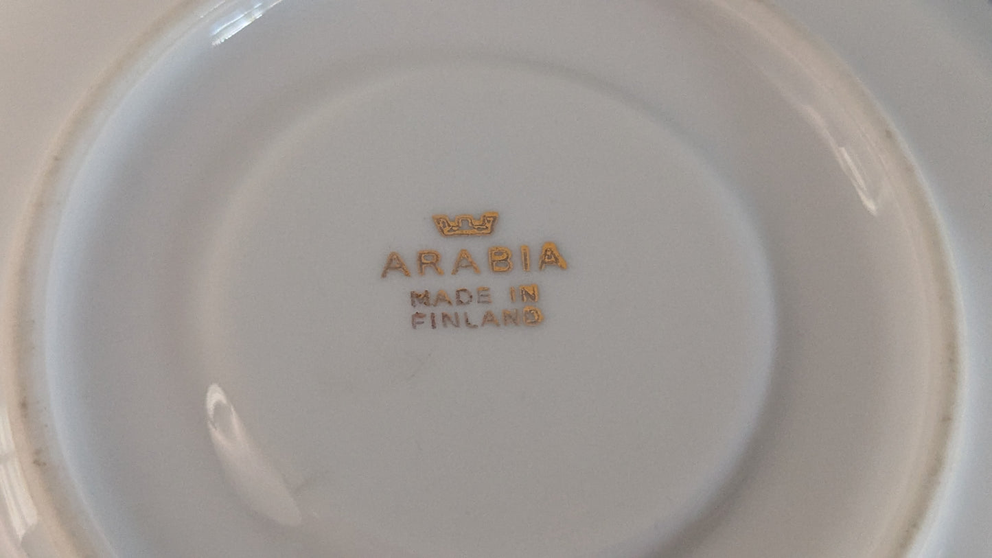 Arabia Varpu Kahviastiasto Yhdeksälle Hengelle (18-osaa, 1954-1970, Raija Uosikkinen)