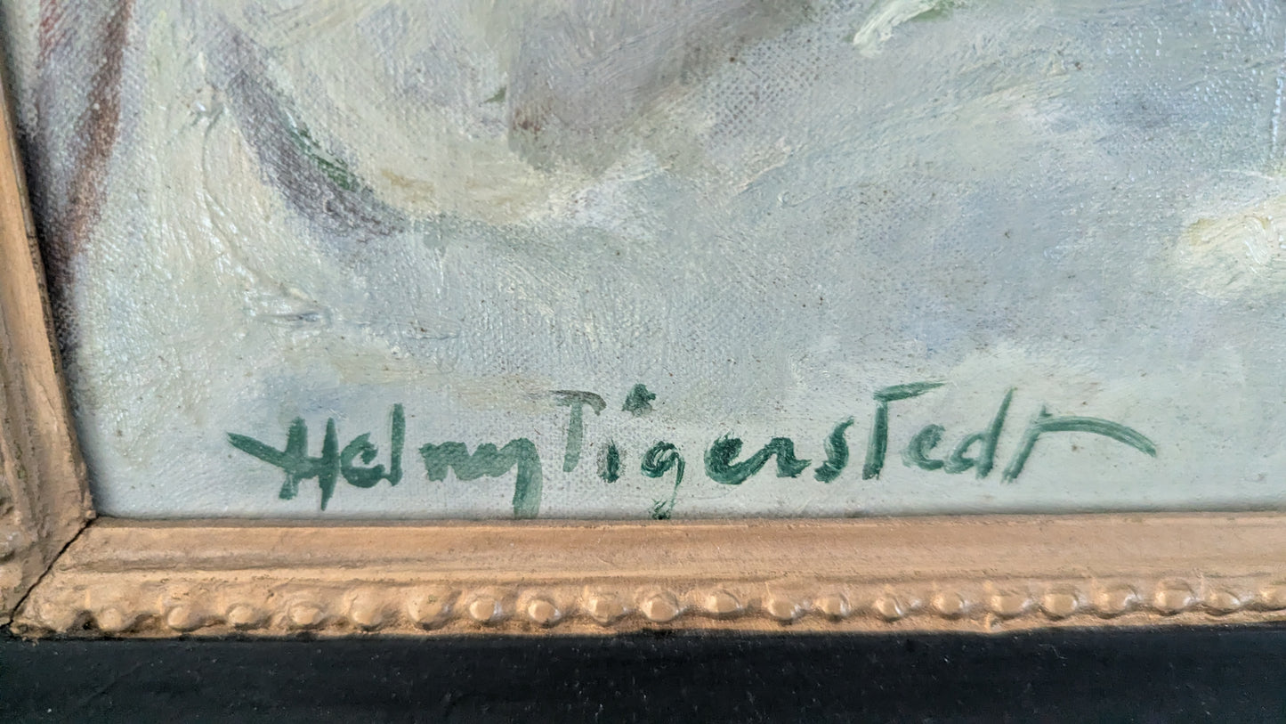 Helny Tigerstedt - Signeerattu Öljyvärimaalaus