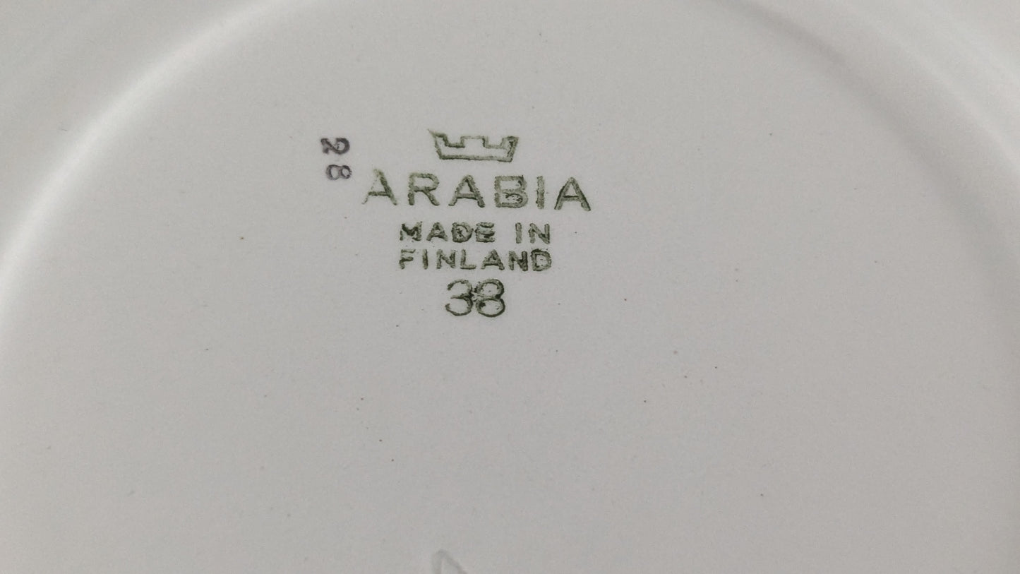 Arabia Lotta Leivoslautanen / Leipälautanen (6kpl, 1942-1954)