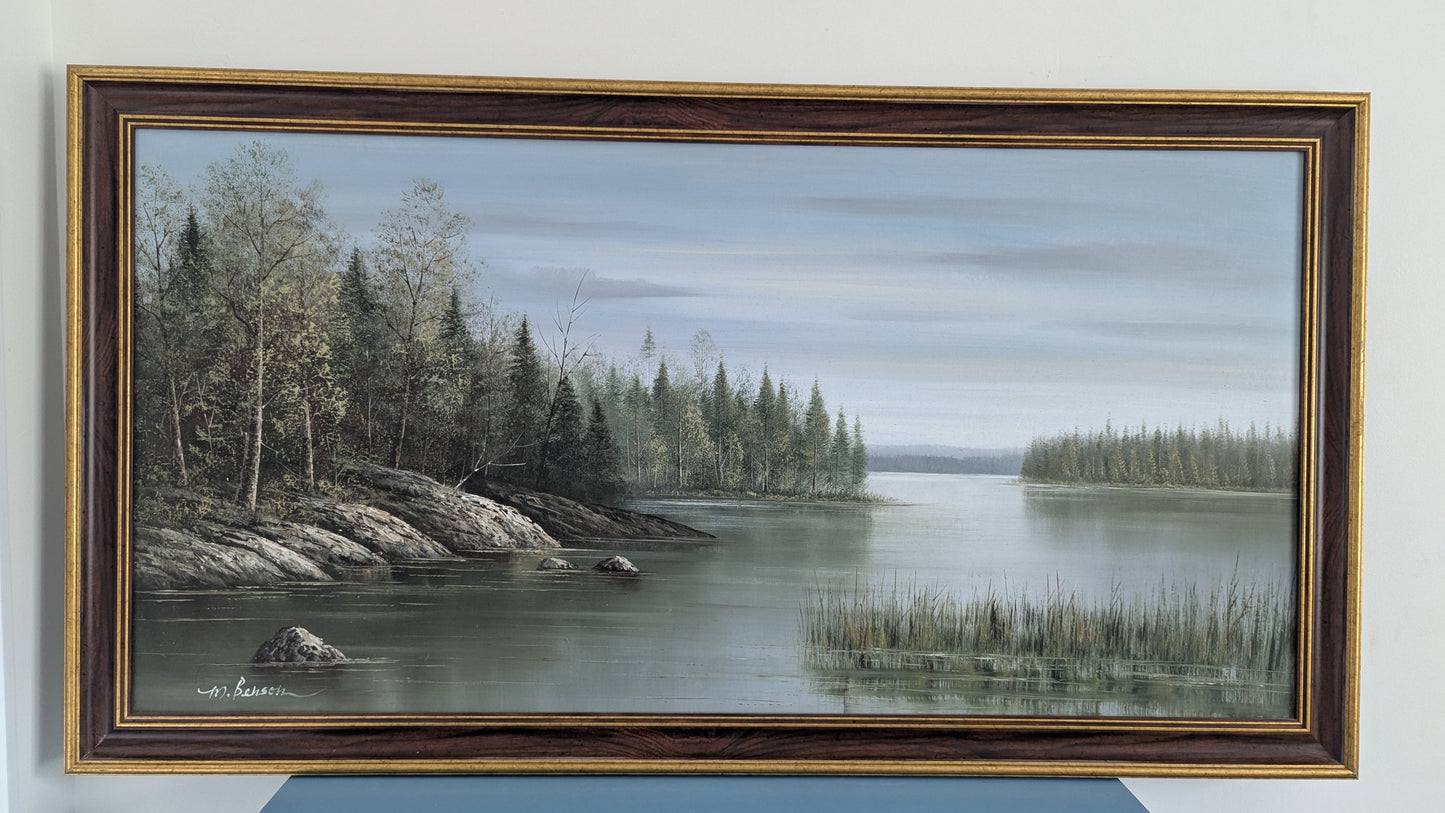 M. Benson - Signeerattu Öljyvärimaalaus