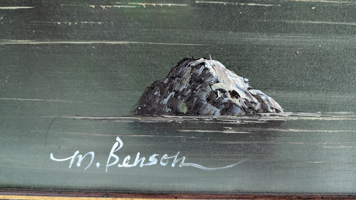 M. Benson - Signeerattu Öljyvärimaalaus