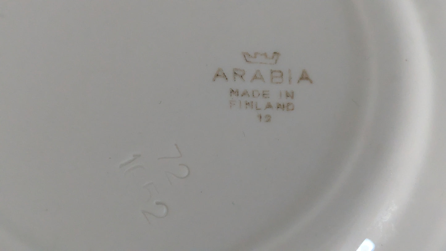 Arabia Aurora Leivoslautanen / Leipälautanen (12kpl, 1949-1961, Kaj Franck)