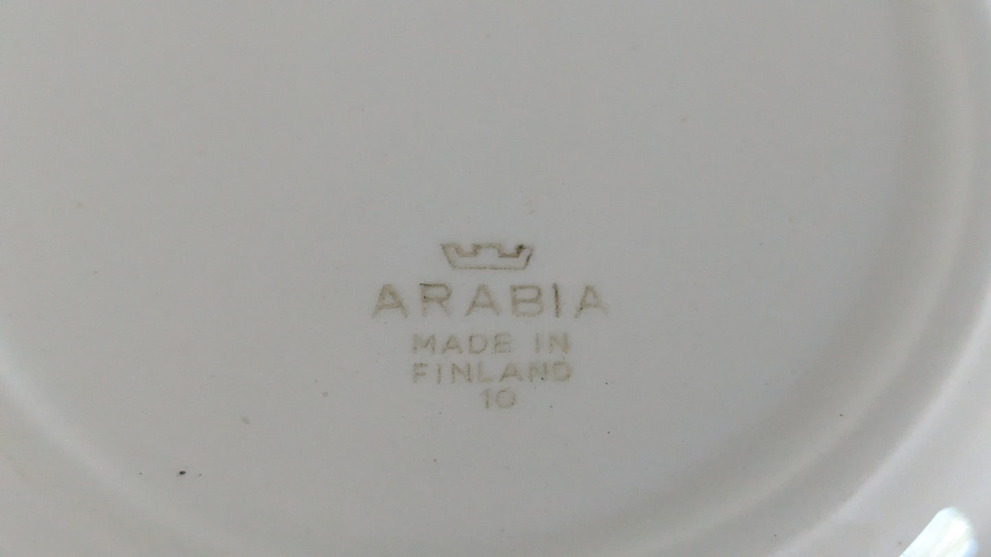 Arabia Kultaraidallinen AS-mallin Leivoslautanen / Leipälautanen (12kpl)