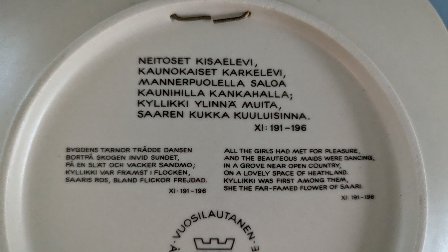 Arabia Kalevala Vuosilautanen 1989 (Raija Uosikkinen)