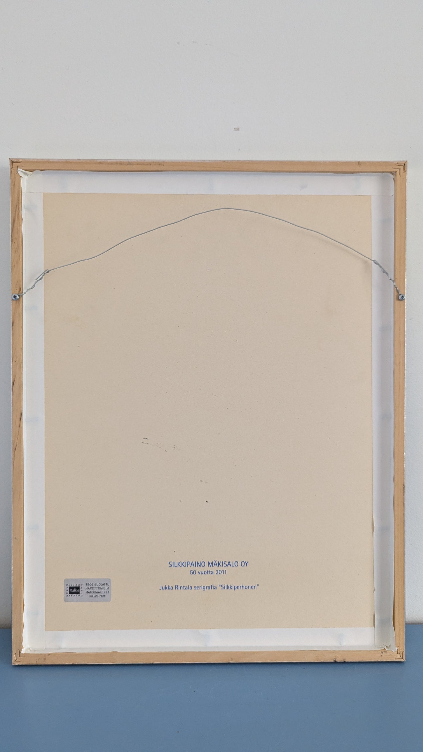 Jukka Rintala - Silkkiperhonen (Signeerattu Serigrafia, 2011)