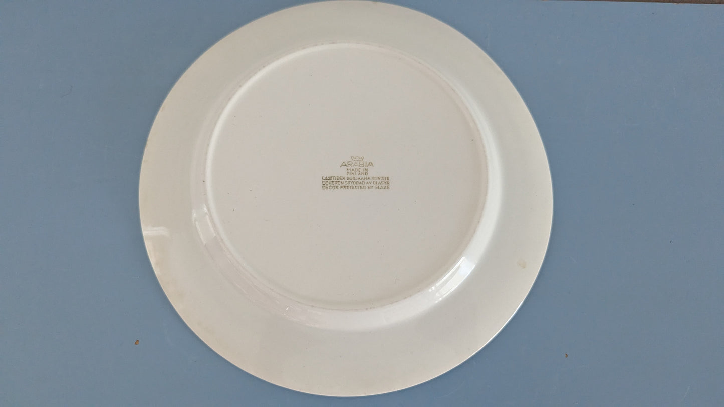 Arabia Myrtti Leivoslautanen / Leipälautanen (11kpl, 1964-1974, Kaarina Aho)
