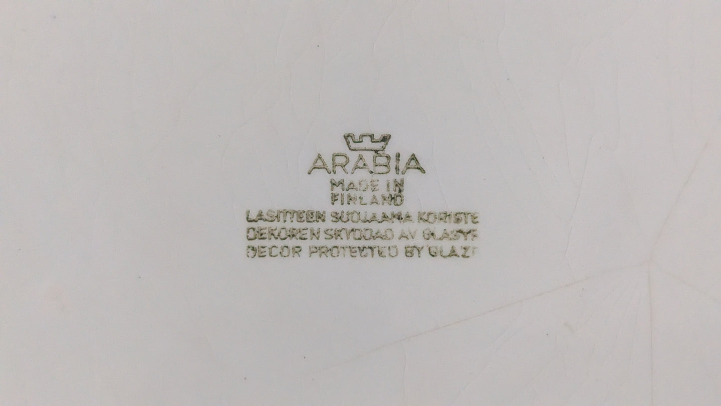 Arabia Sampo Ruokalautanen (1963-1971, Raija Uosikkinen)