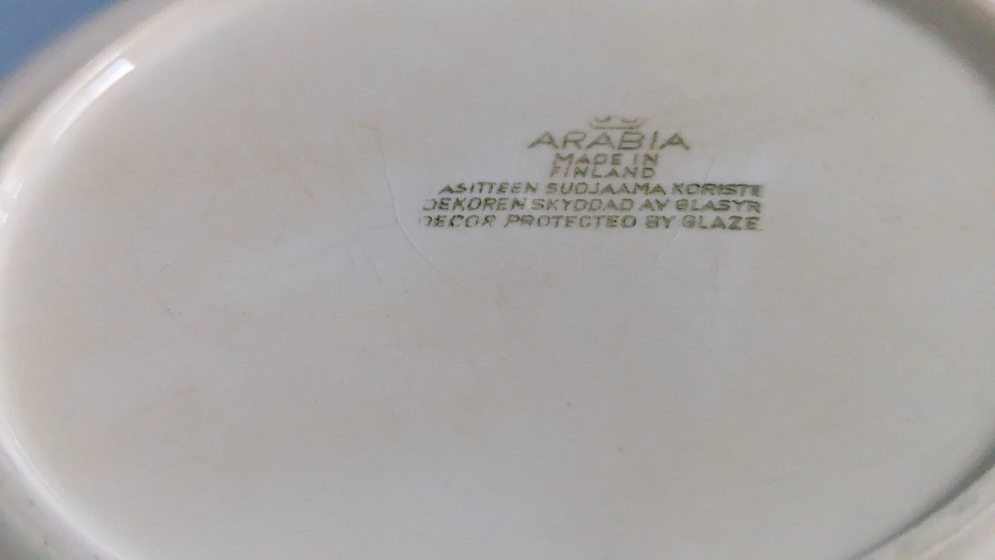 Arabia Sampo Keittolautanen (10kpl, 1963-1971, Raija Uosikkinen)