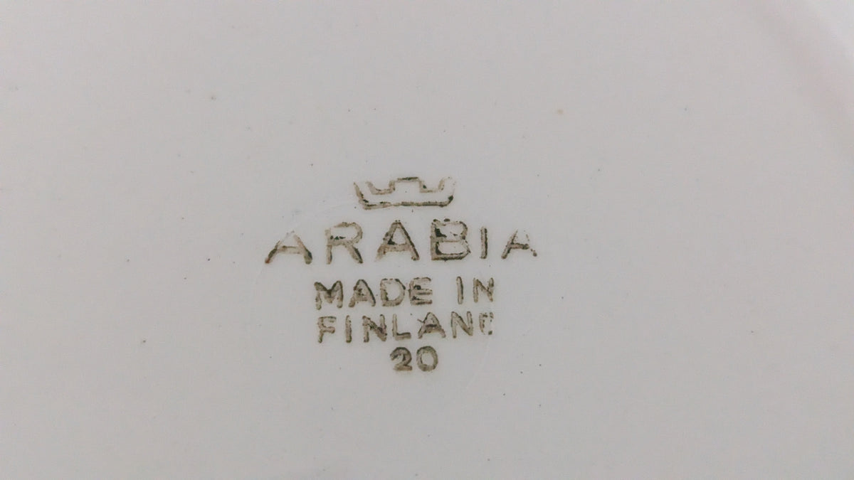 Arabia Maisema Leivoslautanen / Leipälautanen (2kpl, 1941-1971)