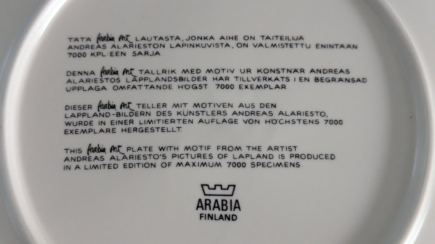 Arabia - Arabia Art Pontikan Keittäjät Seinälautanen (1981, Andreas Alariesto)