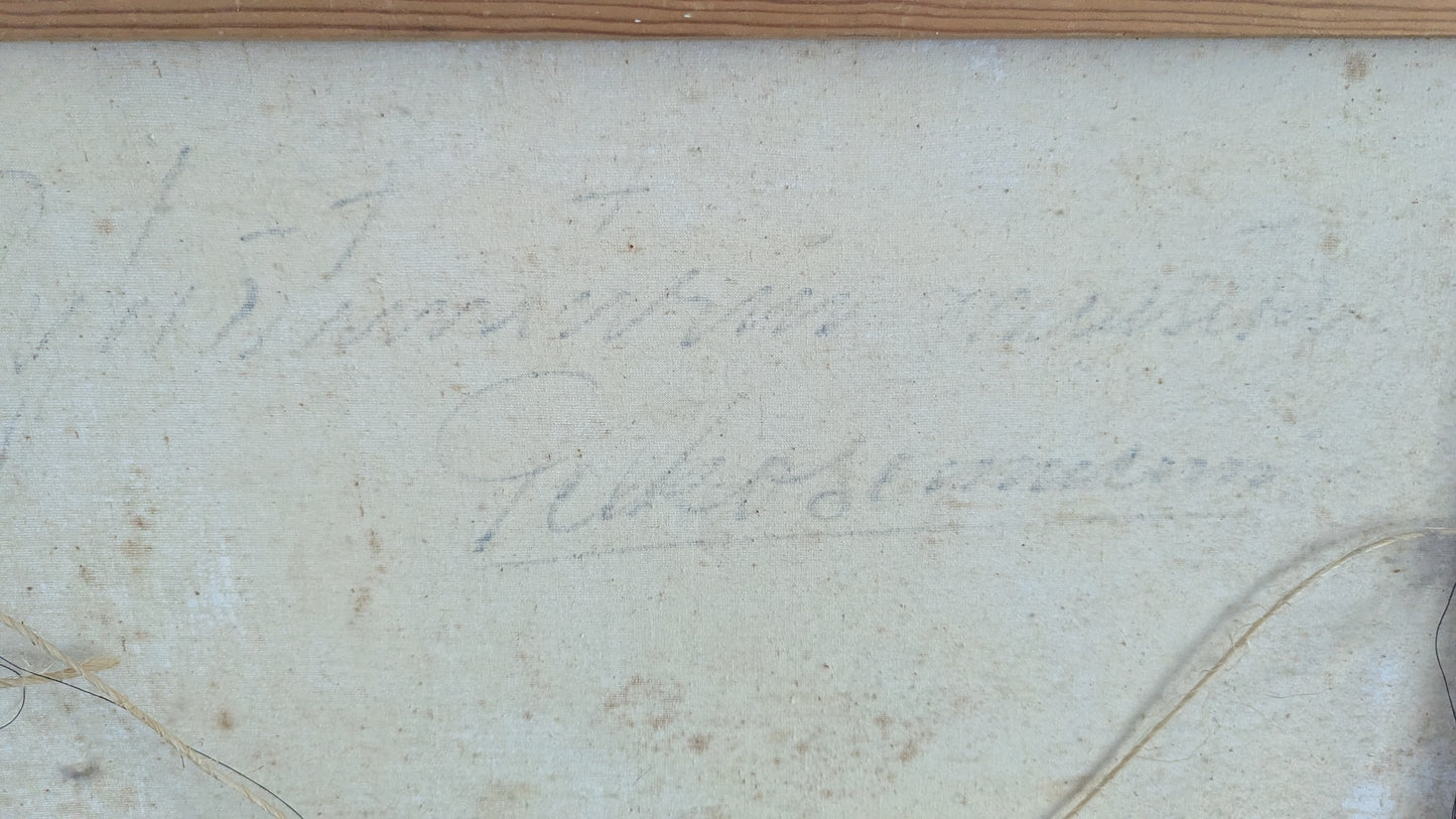 H.Peltonen - Pyhätunturin Maisema Pelkosenniemi (Signeerattu Öljyvärityö 1968)