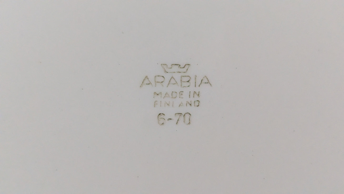 Arabia E-Mallin Keittolautanen (6kpl, 1968-1971)