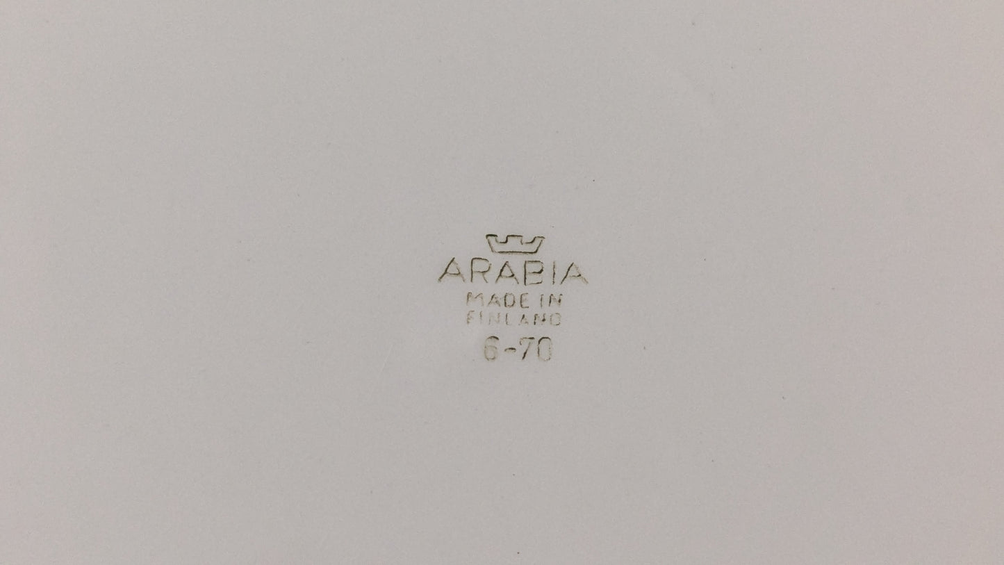 Arabia E-Mallin Keittolautanen (1968-1971, Halkaisija: 25.8cm)