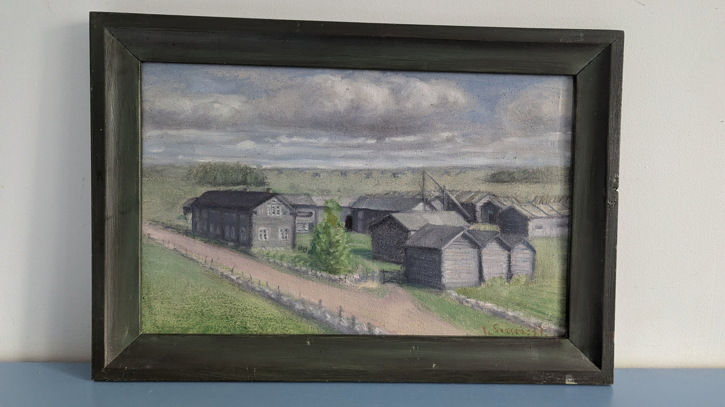Signeerattu Öljyvärimaalaus (1937)