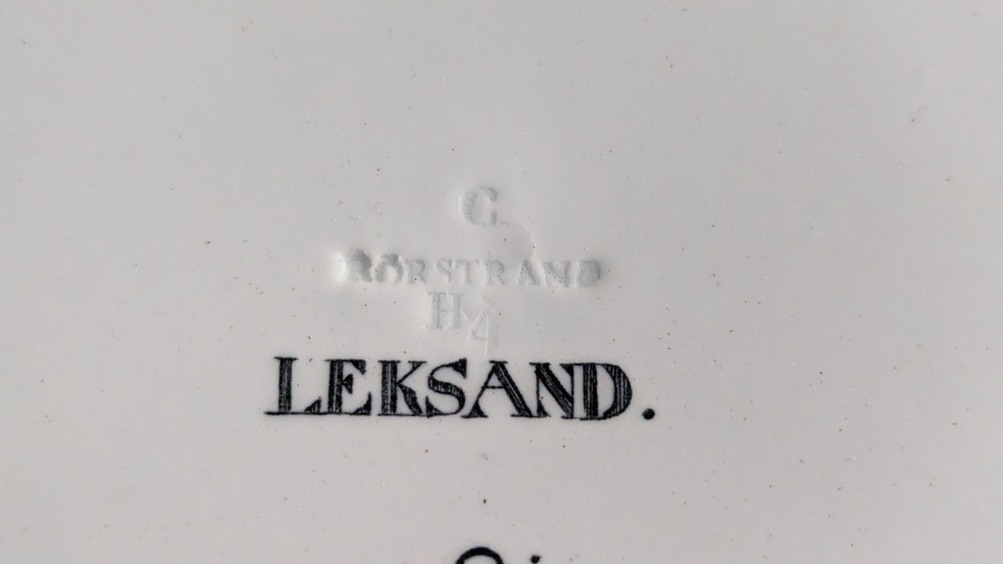 Rörstrand - Vuosi Ruotsissa Ruokalautanen (5kpl, 1866-1884, C.G Forssell)