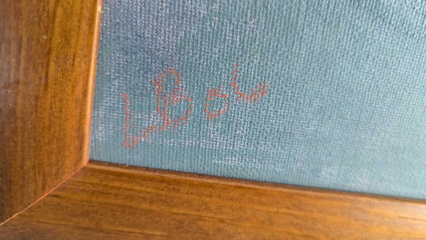 Leena Bohm - Joskus Ajattelen... (Signeerattu Akryylimaalaus 2006)