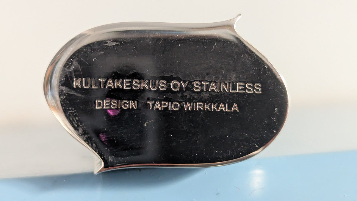 Kultakeskus - 651-032 Maljakko (Alk. Paketissa, Tapio Wirkkala, Ruostumaton Teräs)
