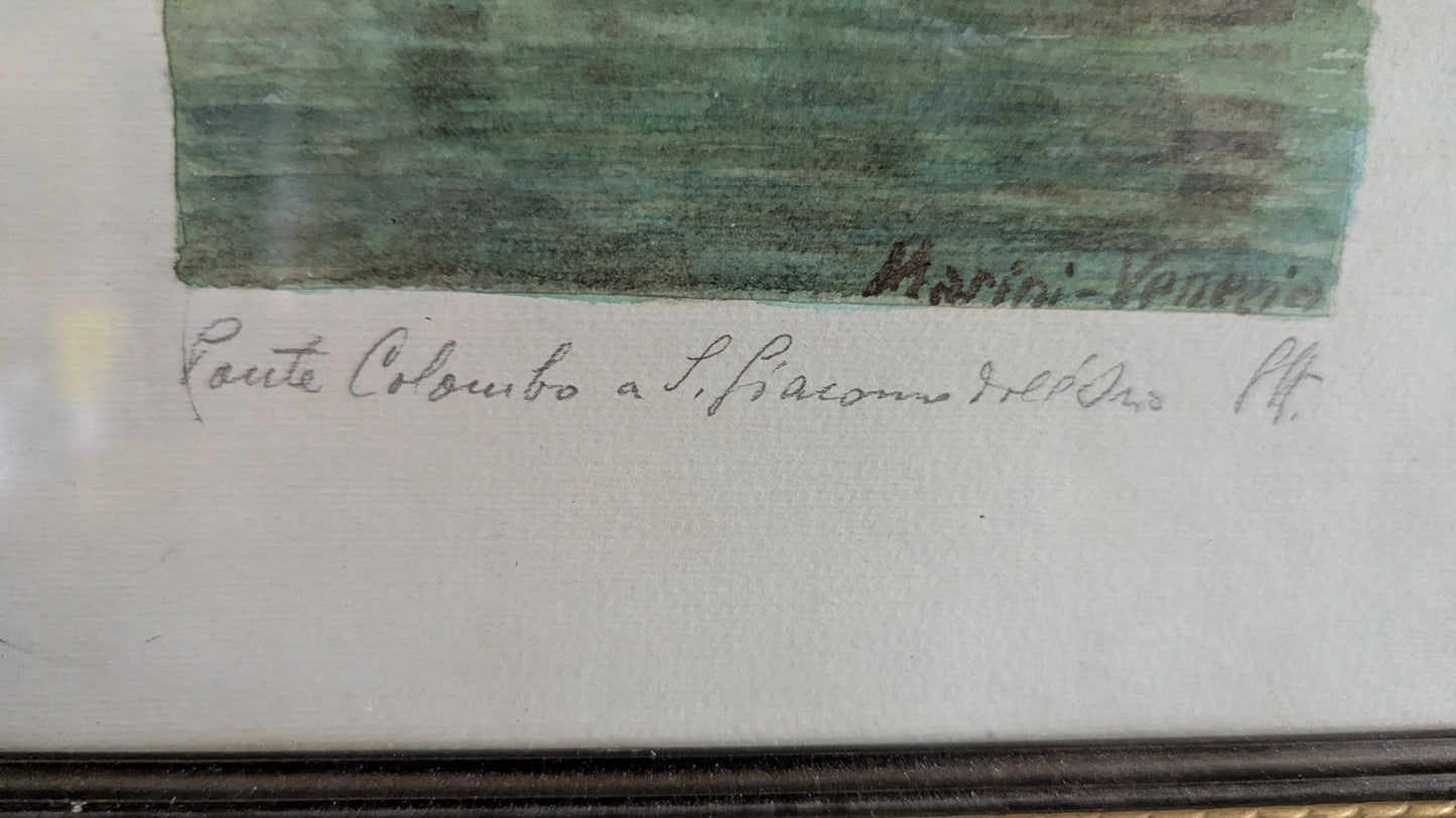 PA - Colombon Silta Venetsia (Signeerattu Teos)
