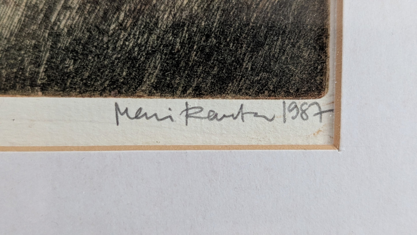 Mari Ranta - Huhtikuu (Signeerattu Grafiikka 1987)